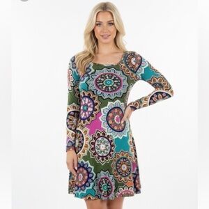 Hershe dress floral dress size medium